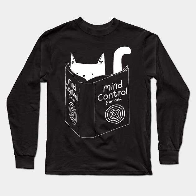 Mind Control for Cats Long Sleeve T-Shirt by Tobe_Fonseca